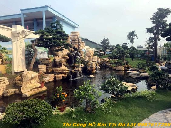 Xu hướng thiết kế hồ cá Koi được ưa chuộng tại huyện Cát Tiên.