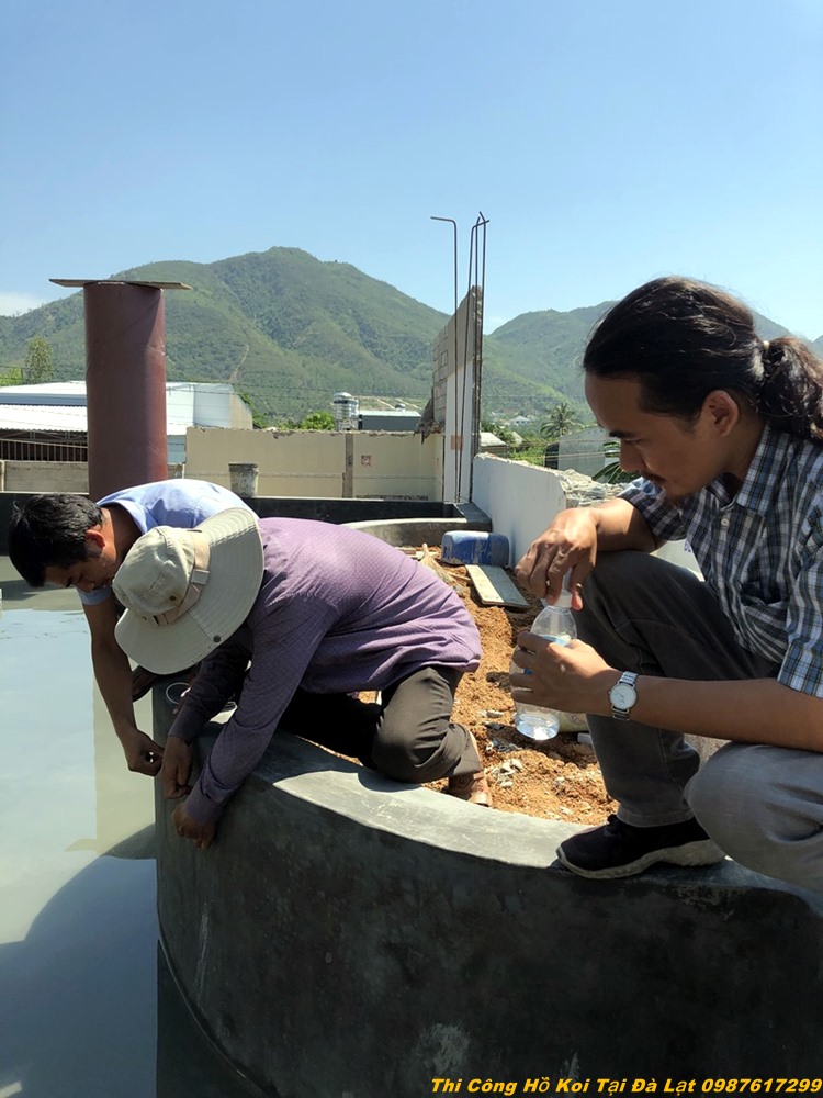 Máy bơm hồ cá koi xã Lộc An Huyện Bảo Lâm